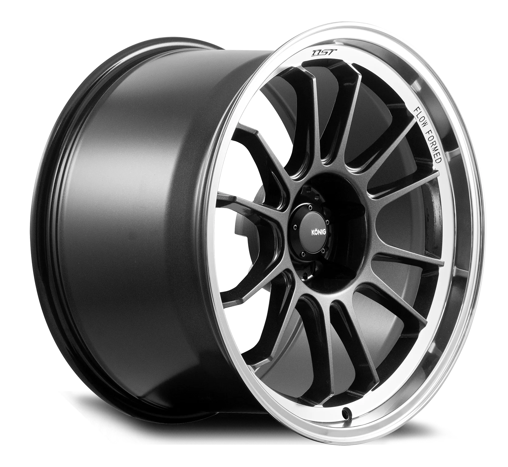 Mazda Australia SPEC Konig Hypergram - Metallic Carbon - 17x7.5 - 4x100 - ET38 - Image 3