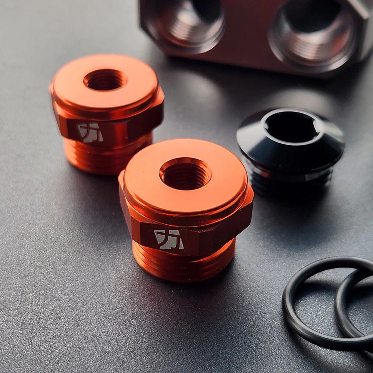 Chikara Motorsports Oil Temperature Sensor Sandwich Plate Adapter - (NA/NB 1989-2004) - Image 3